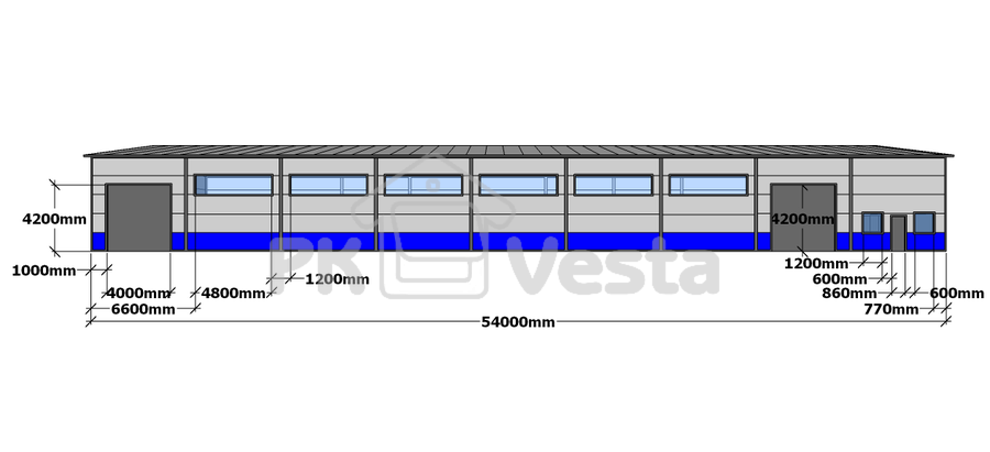 ПК «Веста» объявляет о заказе быстровозводимого склада и офиса в г. Чехов, Россия