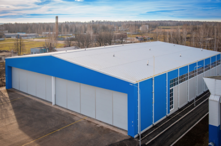 строительство быстровозводимого ангара в Кыргызстане