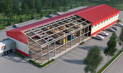 строительство быстровозводимого склада в Кыргызстане