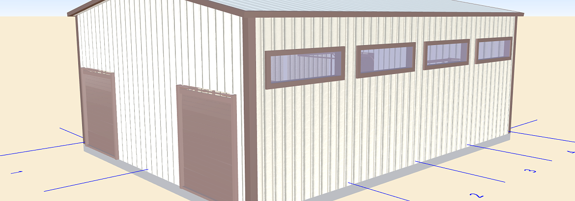 196. Быстровозводимый пункт по разливку масла 15Ш х 20Д х 6В из ЛСТК в г. Орел, Россия 