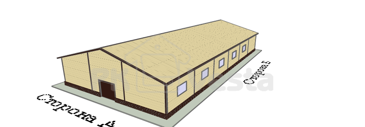 81. Быстровозводимый военный мини завод по изготовлению электроники 18 х 36 х 4.2 в г. Кимовск, Россия