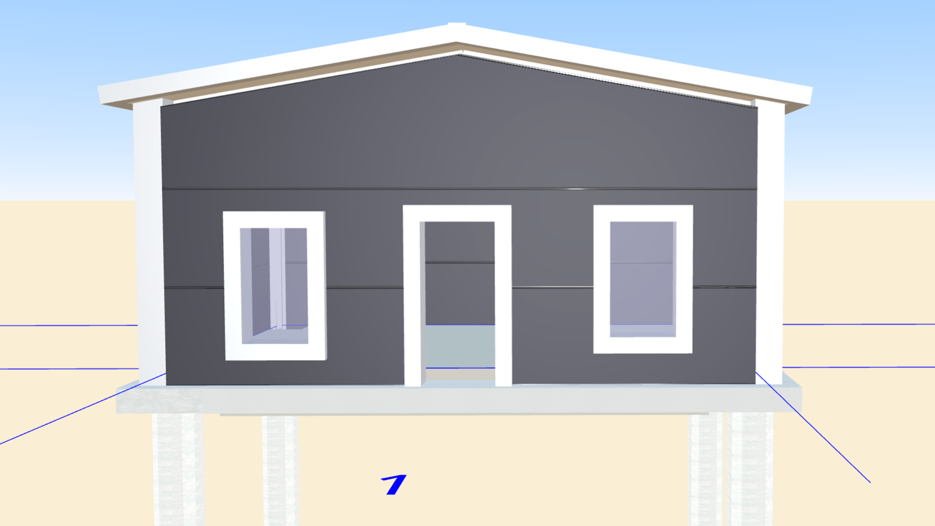 189. Быстровозводимый мини шоурум 8Ш х 4Д х 3В для презентации с/х техники в г. Тула, Россия